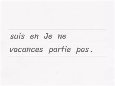 Passé composé à la forme négative (être et avoir)