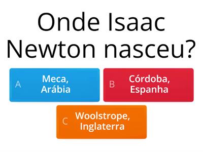 Quiz Isaac Newton DS - WK