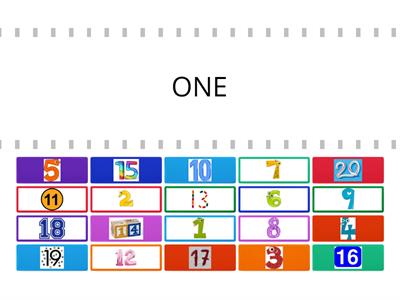 Unit 1 Numbers 1-20