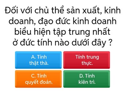 Bài 7 - ĐẠO ĐỨC KINH DOANH