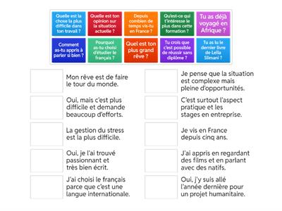 Questions réponses - B1/B2