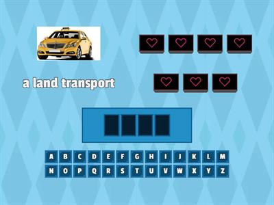 Vocabulary Module 6 Getting Around