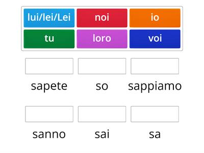 Verbo sapere