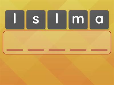 2A Common adjectives (Empower-elementary) anagram