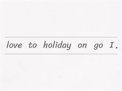 Syntax word sort - positive, negative and questions.