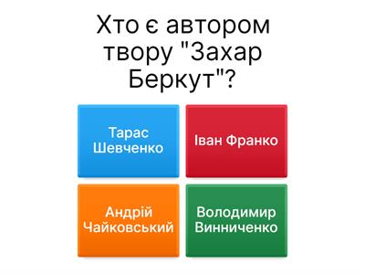 Українська література 7 клас НУШ. Повторення вивченого