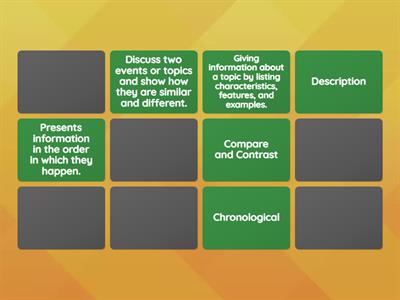 Text Structure Game Show