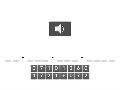 Phone numbers listening