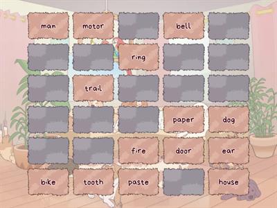 compound nouns matching pairs