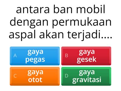  Gaya Disekitar IPAS kelas 4C