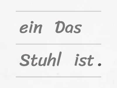 ein / kein NOMINATIV. Das ist ein Handy. Das ist eine Uhr. Das ist ein Tisch. 