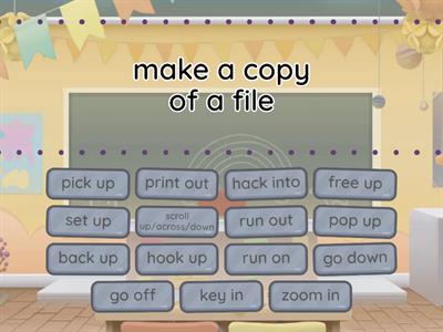 Gateway B2 Unit 9 phrasal verbs