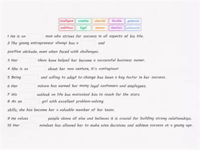 Unit 6A Vocabulary