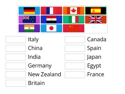 Countries flags