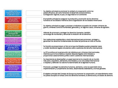 Organizaciones Internacionales y los derechos humanos 