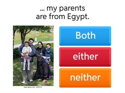 both - either - neither 