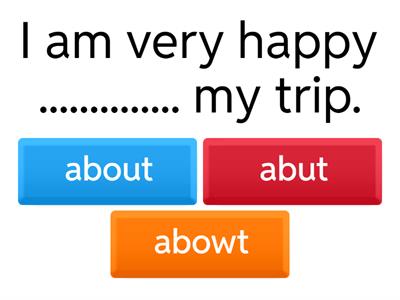 Entry 1 - spellings 1 