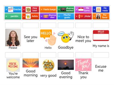 World Language - Spanish greetings