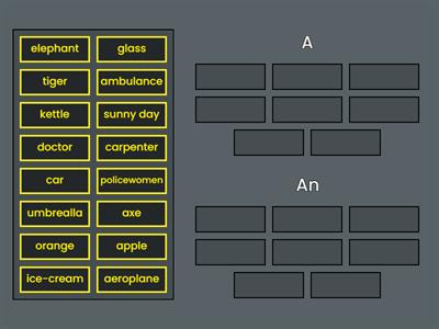 Article - "A" and "An"