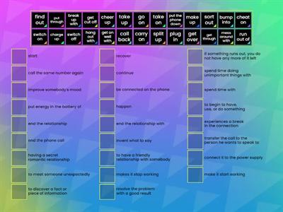 Phrasal verbs