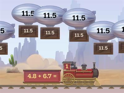 Сложение десятичных дробей