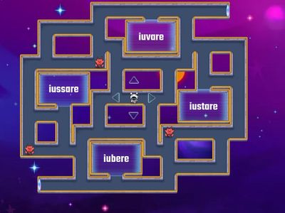 Labyrinth durch die Vokabeln und die Grammatik der Lektion 23