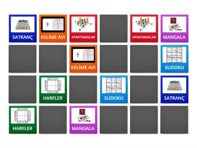 Zeka Oyunları Eşini Bul :)