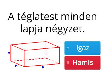 téglatest és kocka kvíz