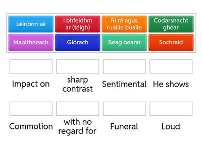 Dínit an bhróin Foclóir 2