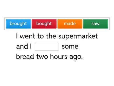 Simple past and simple present