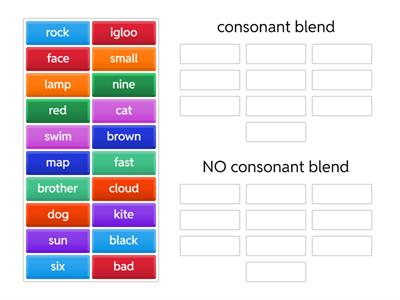 Consonant blend