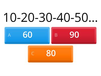 Cálculo mental (series, numeración...)