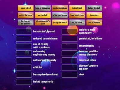 Exercise Fixed phrases