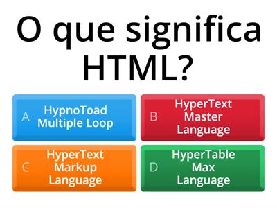 Quiz de HTML