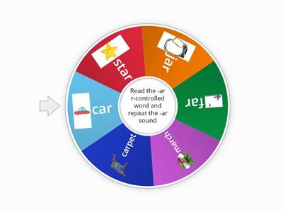 r-controlled vowel - ar