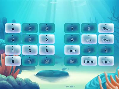 Matching pairs: Numbers 1-12 - 342