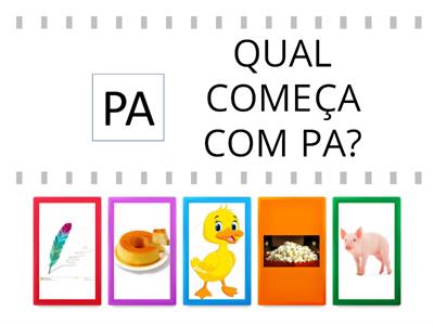 FONEMA P: SÍLABAS X ALITERAÇÃO