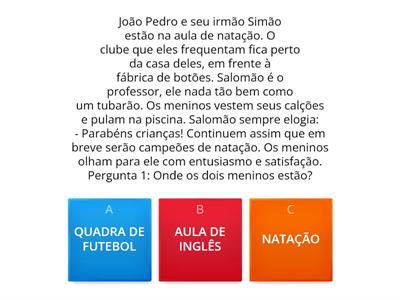 COMPREENSÃO DE TEXTO