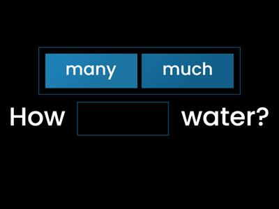 How much/many Sentences