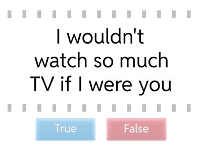 CONDITIONALS 0/1/2/3