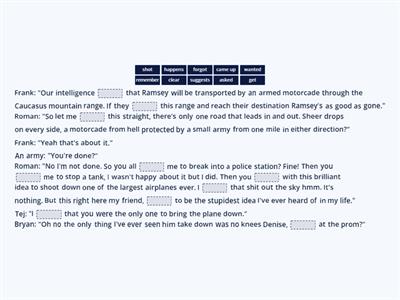 Listening Practice: Verbs