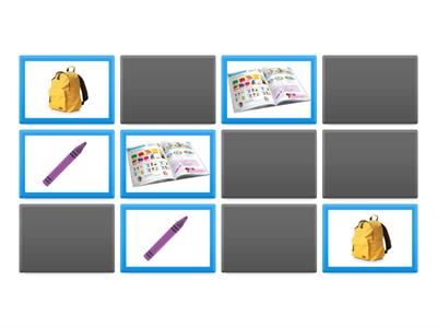 BEEHIVE - CLASSROOM OBJECTS memotest