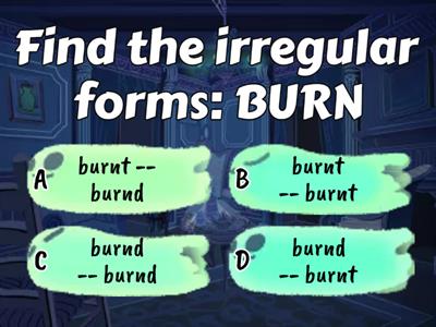 Irregular Verbs - Belt 3 ("T" endings 1)