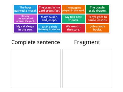 Sentence Sort