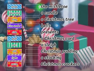 Christmas collocations