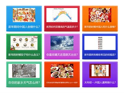 讨论天气,中国习俗,新年