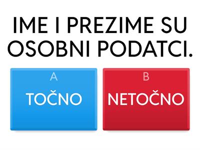 1. RAZRED OSOBNI PODATCI