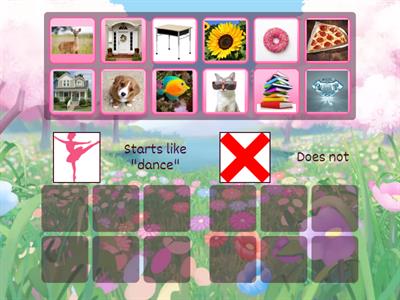 First Sound (Sort for /d/)