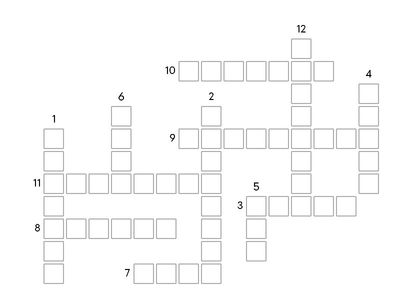 Crossword Month of the Year