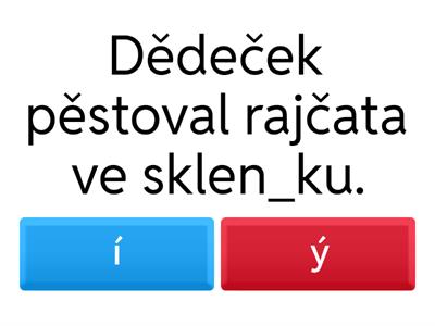 ČJ - doplňnování